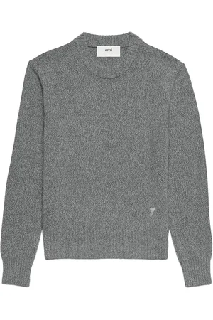 Ami Cashmere-blend crew-neck jumper