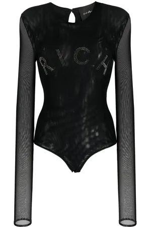 John Richmond Alkim rhinestone-logo body