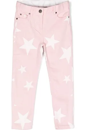 Stella McCartney Star-print denim trousers