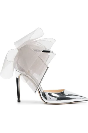 Jimmy Choo Averly 100mm oversized-bow pumps