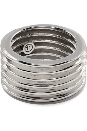 Maison Margiela Ribbed chunky ring