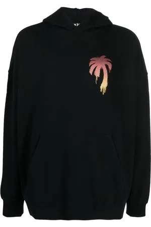 Palm Angels I Love PA-print cotton hoodie