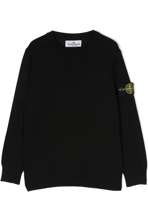 Stone Island Compass-motif crew-neck jumper