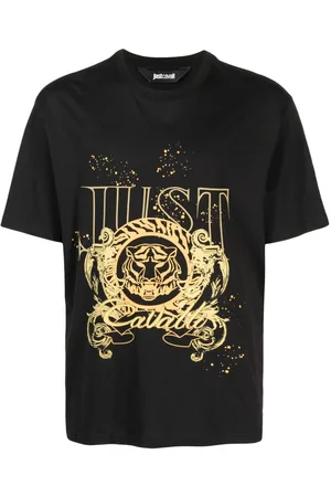 Roberto Cavalli Logo-print cotton T-shirt