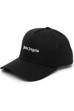 Palm Angels Logo-embroidered cotton cap