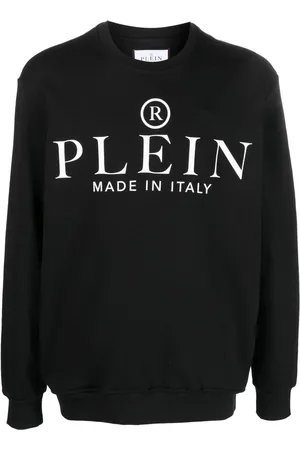 Philipp Plein Logo-print ribbed-knit sweatshirt