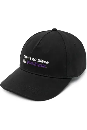 Palm Angels Logo-embroidered cotton cap