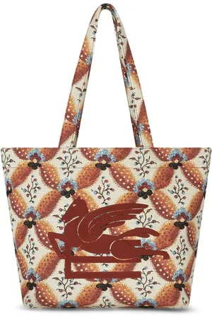 Etro Medium Floralia-print jacquard tote bag