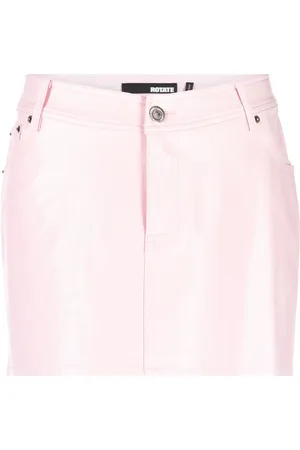 ROTATE Embossed sequin mini skirt