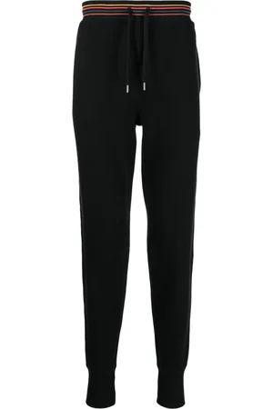 Paul Smith Stripe-detail cotton track pants