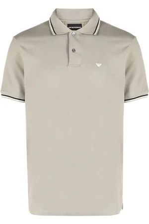 Emporio Armani Logo-embroidered polo shirt