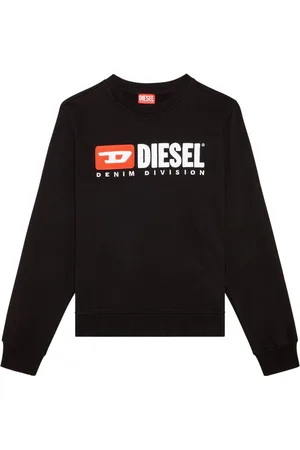 Diesel S-Ginn-Div logo-appliqu?? sweatshirt