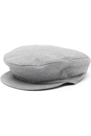 Il gufo Tonal-stitching slip-on beret
