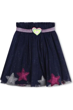 Billieblush Star-motif tulle skirt