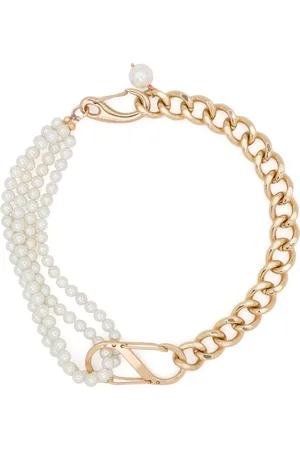 Atu Body Couture Mother-of-pearl chain-link necklace