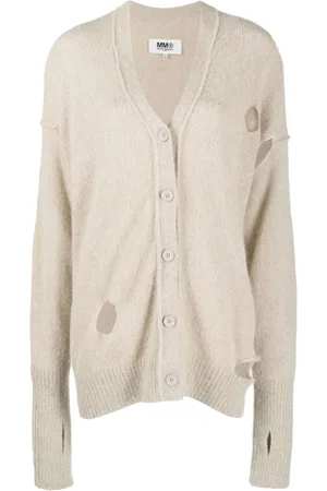 Maison Margiela Distressed V-neck cardigan