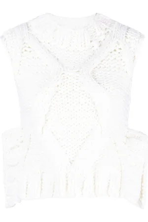 Fabiana Filippi Sleeveless wool knitted top