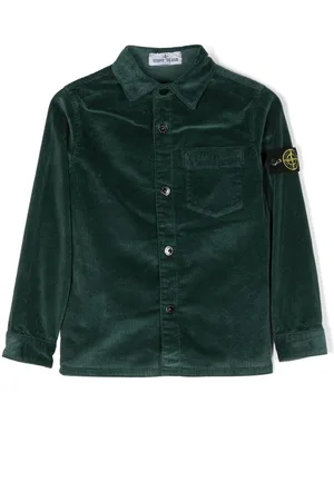Stone Island Long-sleeve corduroy shirt