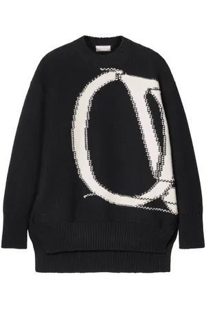 OFF-WHITE Ow Maxi logo-intarsia jumper