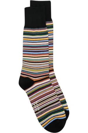 Paul Smith Artist stripe-pattern socks