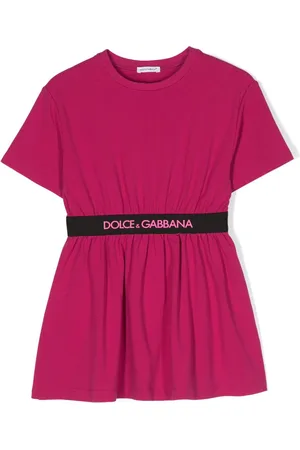 Dolce & Gabbana Logo-waistband jersey dress