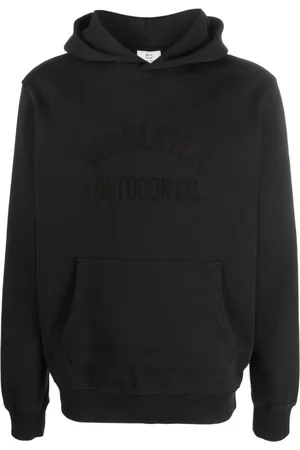 Woolrich Embossed-logo cotton hoodie