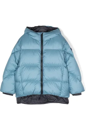 Il gufo Logo-patch quilted padded jacket
