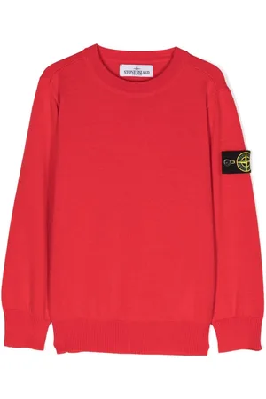 Stone Island Compass-motif crew-neck sweatshirt