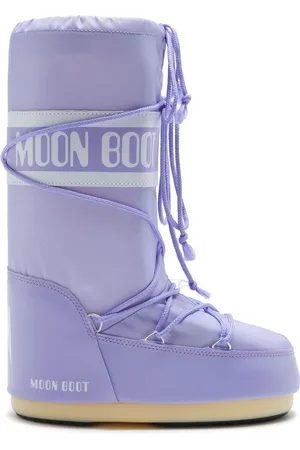 Moon Boot Icon Glance Satin Snow Boots - Farfetch