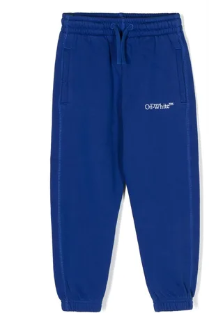 OFF-WHITE Logo-print drawstring track pants