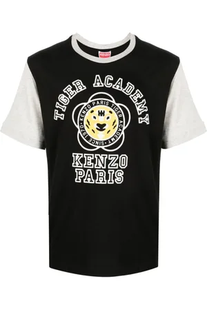 Kenzo Logo-print colour-block T-shirt