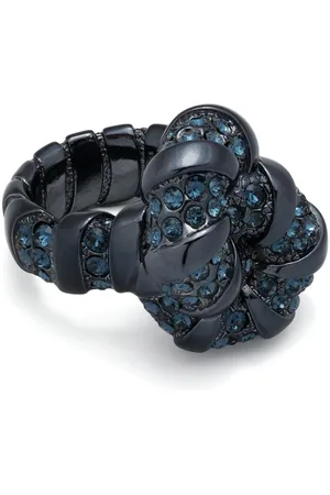 Lanvin Melodie rhinestone-embellished ring