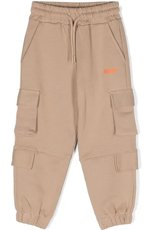 Msgm Cargo cotton track pants