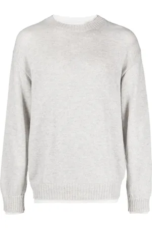 Msgm Long-sleeved knitted sweatshirt