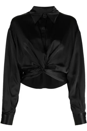 Cynthia Rowley Twisted silk shirt