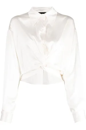 Cynthia Rowley Twisted silk shirt