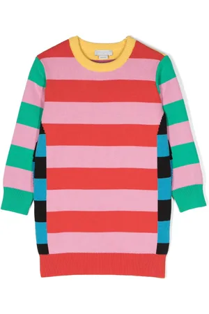 Stella McCartney Stripe-pattern knitted dress