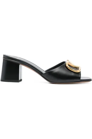 VALENTINO GARAVANI Go Logo 60mm leather mules