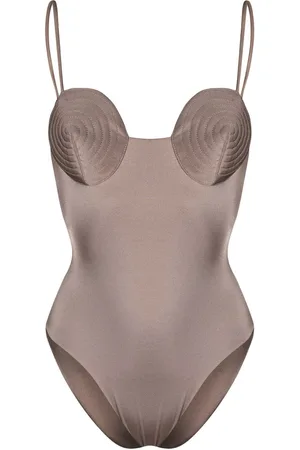 Noire Swimwear Round-neck swimsuit