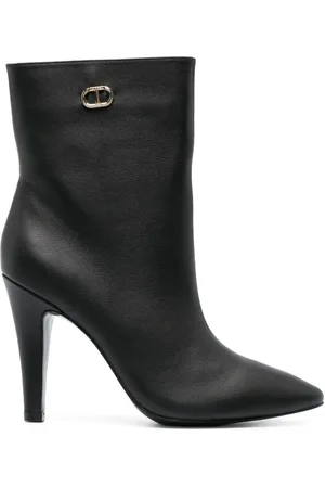 Twin-Set 105mm logo-plaque boots