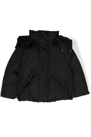 Maison Margiela Logo-embroidered hooded padded jacket