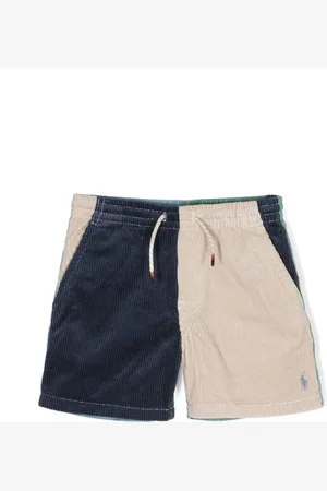 Ralph Lauren Colour-block drawstring cotton shorts