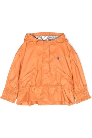 Polo Ralph Lauren icon logo linen chambray windbreaker in light