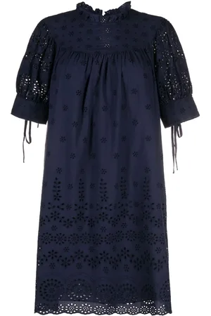 Ralph Lauren Broderie anglaise cotton minidress