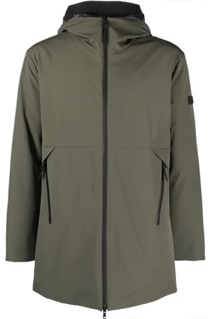 Peuterey Logo-patch hooded coat