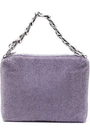 Patrizia Pepe Maxichain rhinestone-embellished tote bag