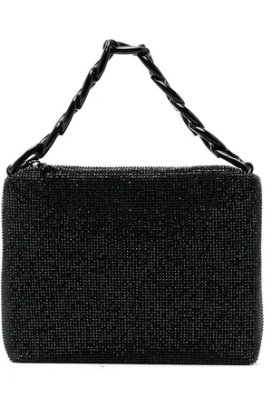 Patrizia Pepe Maxichain rhinestone tote bag