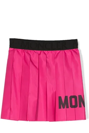 Moncler Logo-print pleated skirt