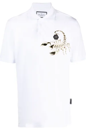 Philipp Plein Scorpion cotton polo shirt