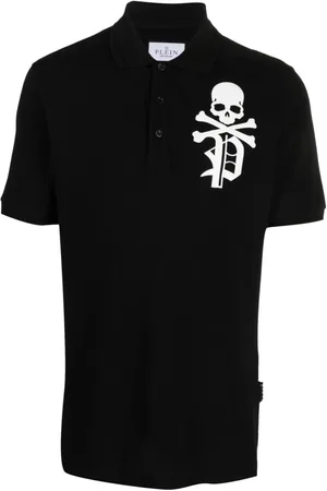 Philipp Plein Skull & Bones piqu?? polo shirt